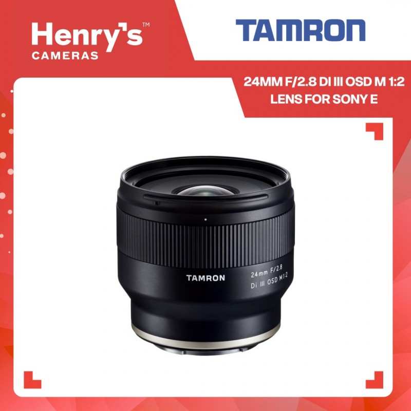 Tamron 24mm f/2.8 Di III OSD M 1:2 Lens for Sony E